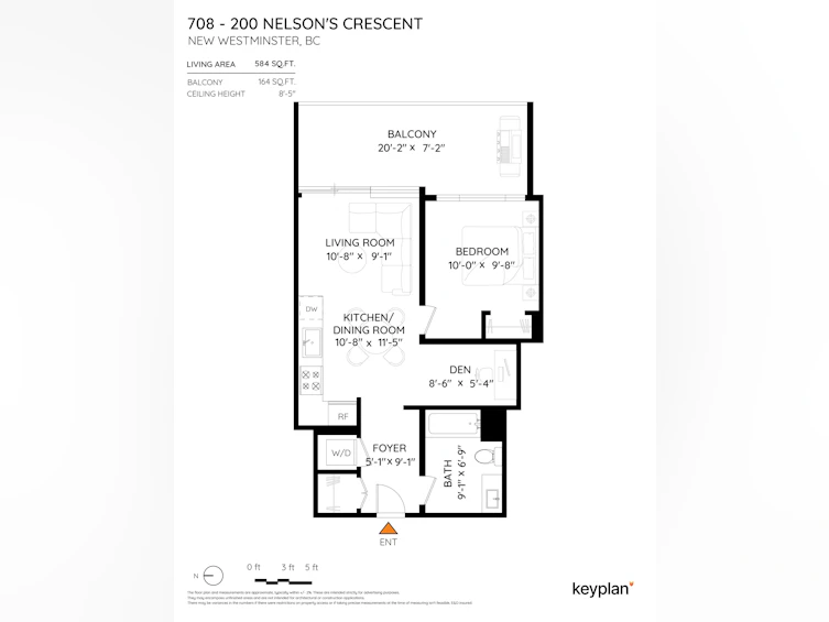 708-200 Nelson's Crescent, New Westminster, BC, V3L 0H4 - 2
