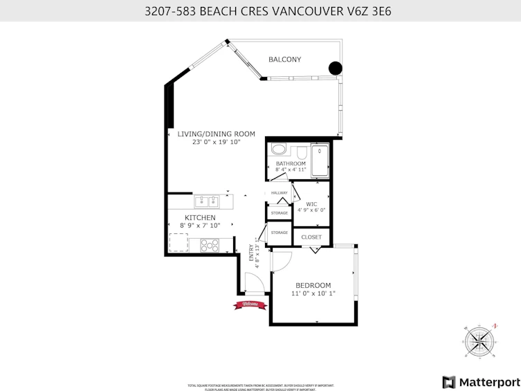 3207-583 Beach Crescent, Vancouver, BC, V6Z 3E6 - 16