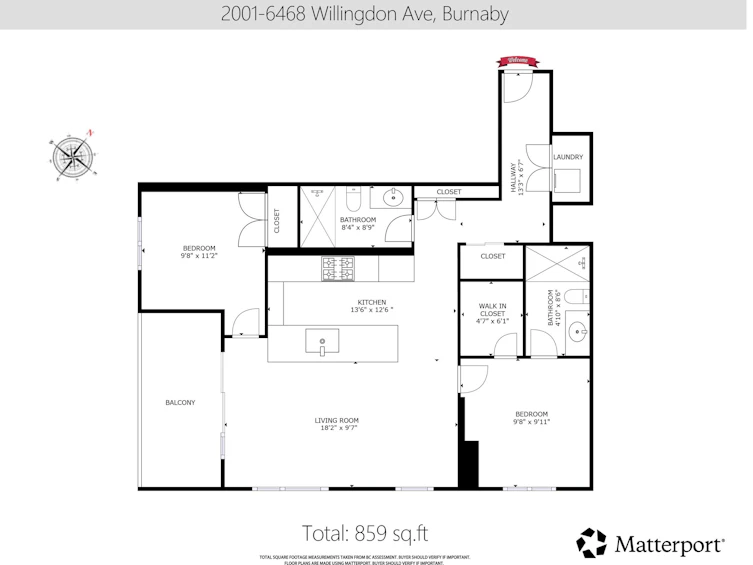 2001-6468 Willingdon Avenue, Burnaby, BC, V5H 0L3 - 24