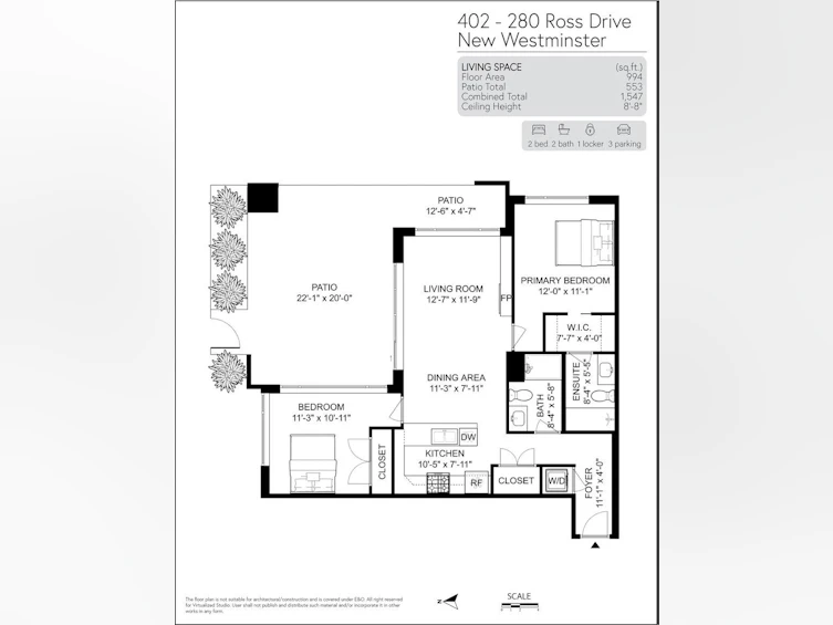 402-280 Ross Drive, New Westminster, BC, V3L 0C2 - 37