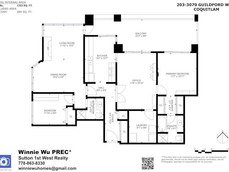 203-3070 Guildford Way, Coquitlam, BC, V3B 7R8 - 29