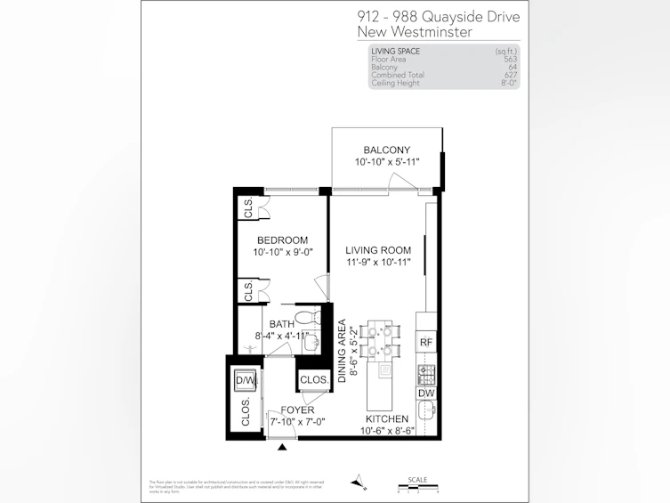 912-988 Quayside Drive, New Westminster, BC, V3M 0L5 - 33