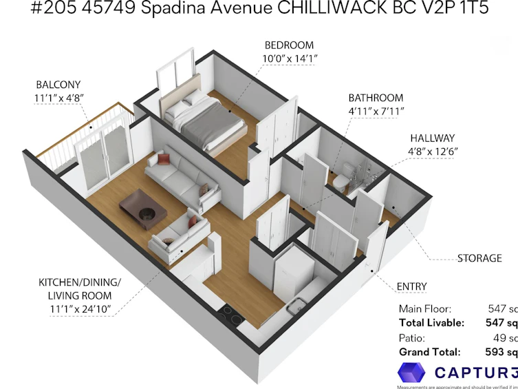 205-45749 Spadina Avenue, Chilliwack, BC, V2P 1T5 - 2