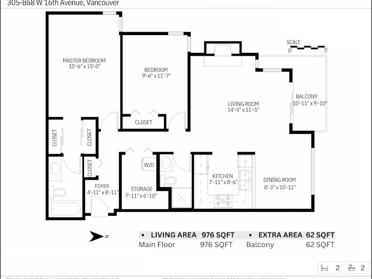 305-868 W 16th Avenue, Vancouver, BC, V5Z 1T1 - 33