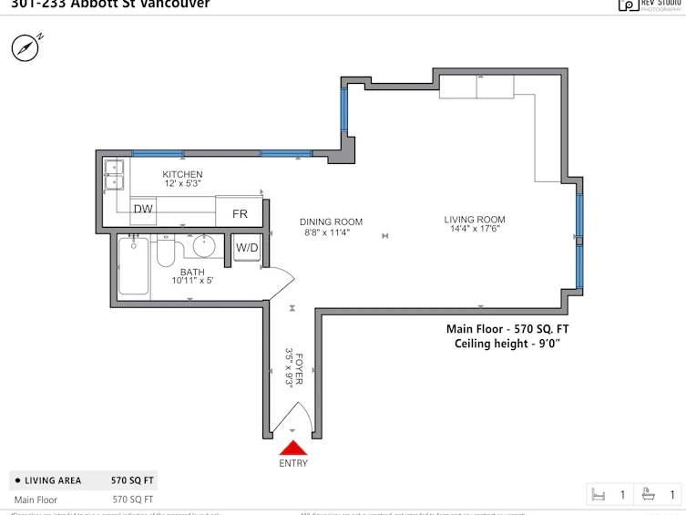 301-233 Abbott Street, Vancouver, BC, V6B 2K7 - 21