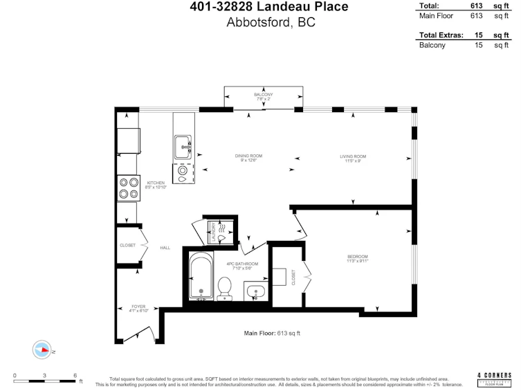 401-32828 Landeau Place, Abbotsford, BC, V2S 0M4 - 2