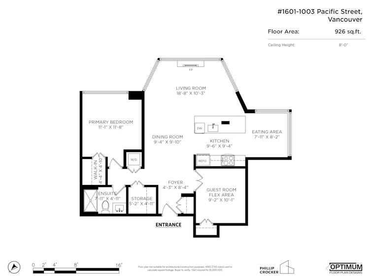 1601-1003 Pacific Street, Vancouver, BC, V6E 4P2 - 30