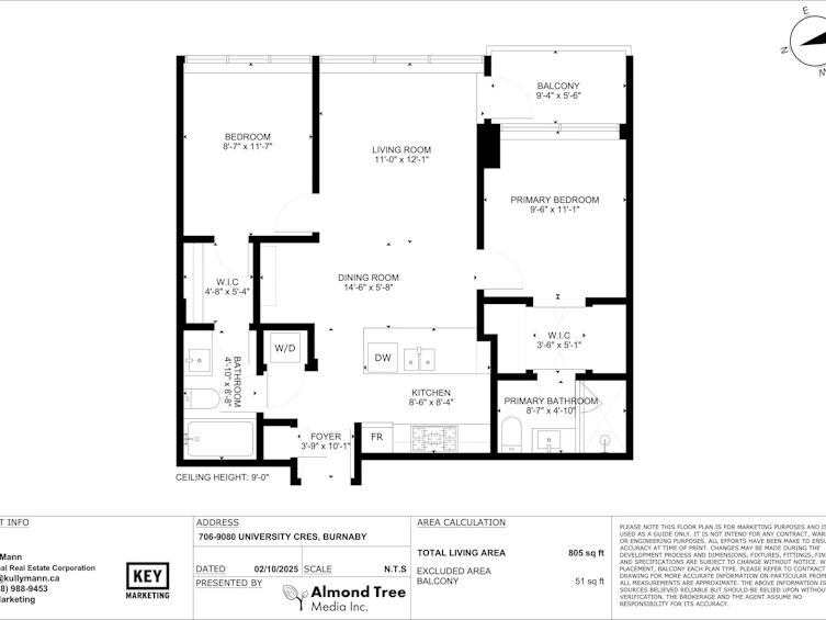 706-9080 University Crescent, Burnaby, BC, V5A 0B7 - 24
