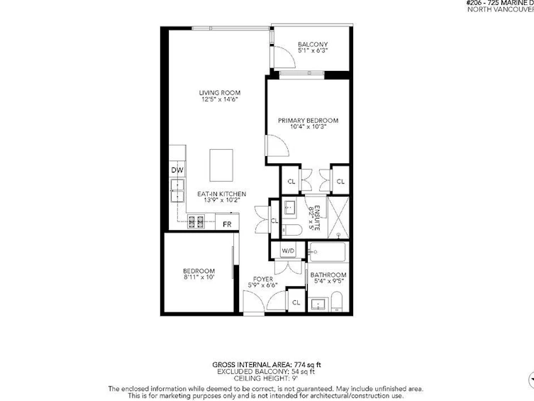206-725 Marine Drive, North Vancouver, BC, V7M 0G2 - 34