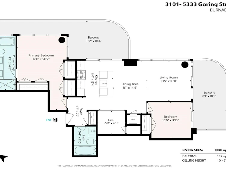 3101-5333 Goring Street, Burnaby, BC, V5B 0B6 - 40