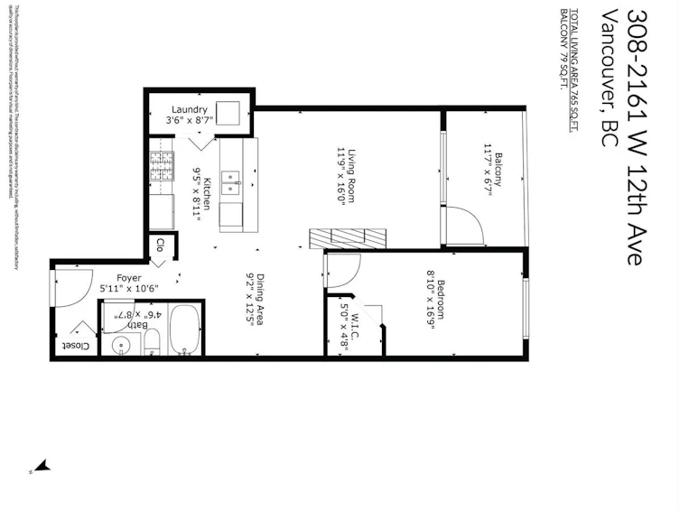 308-2161 W 12th Avenue, Vancouver, BC, V6K 4S7 - 27