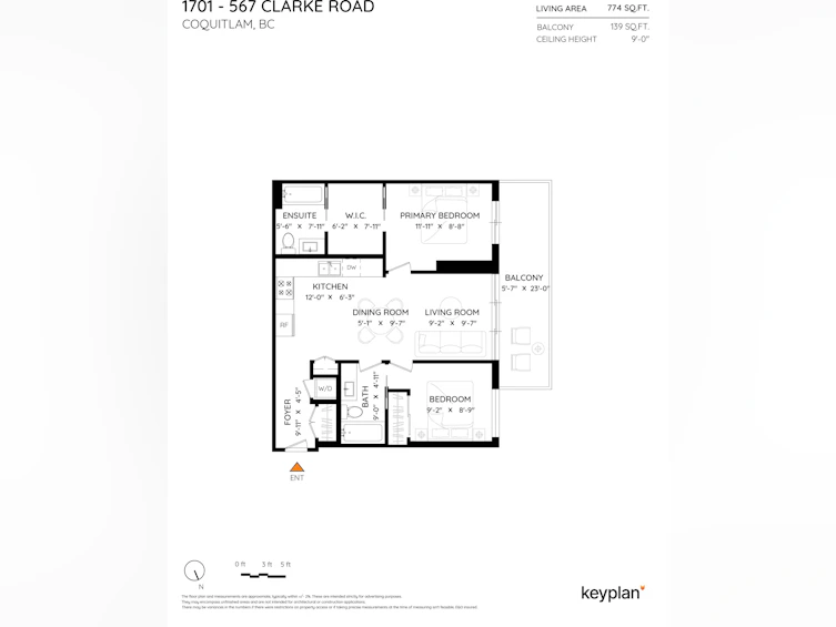 1701-567 Clarke Road, Coquitlam, BC, V3J 0K7 - 40