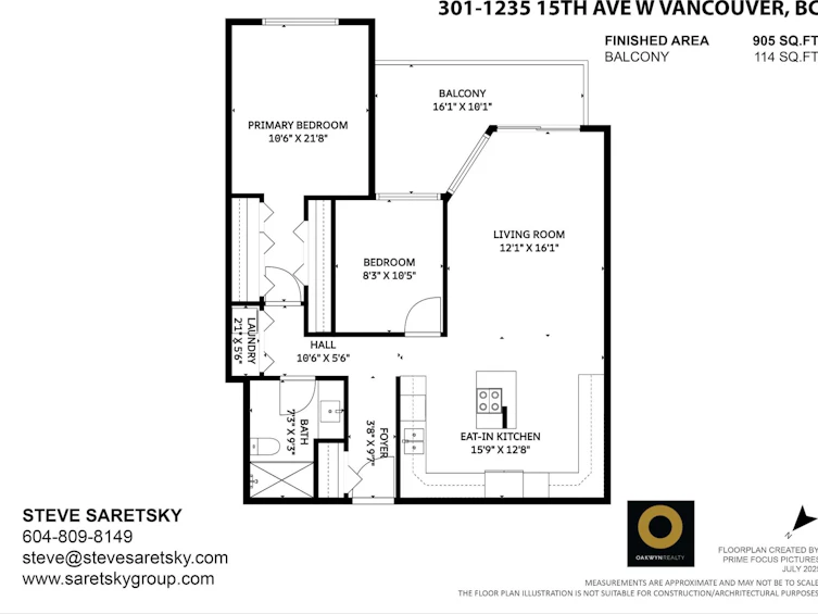 301-1235 W 15th Avenue, Vancouver, BC, V6H 1S1 - 23
