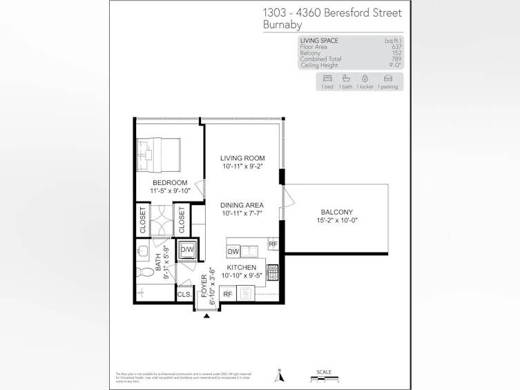 1303-4360 Beresford Street, Burnaby, BC, V5H 0G2 - 25