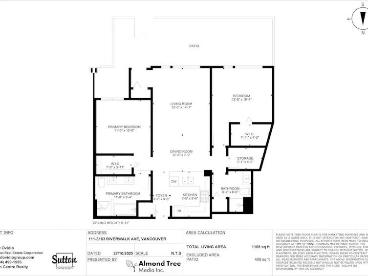 111-3163 Riverwalk Avenue, Vancouver, BC, V5S 0A8 - 32