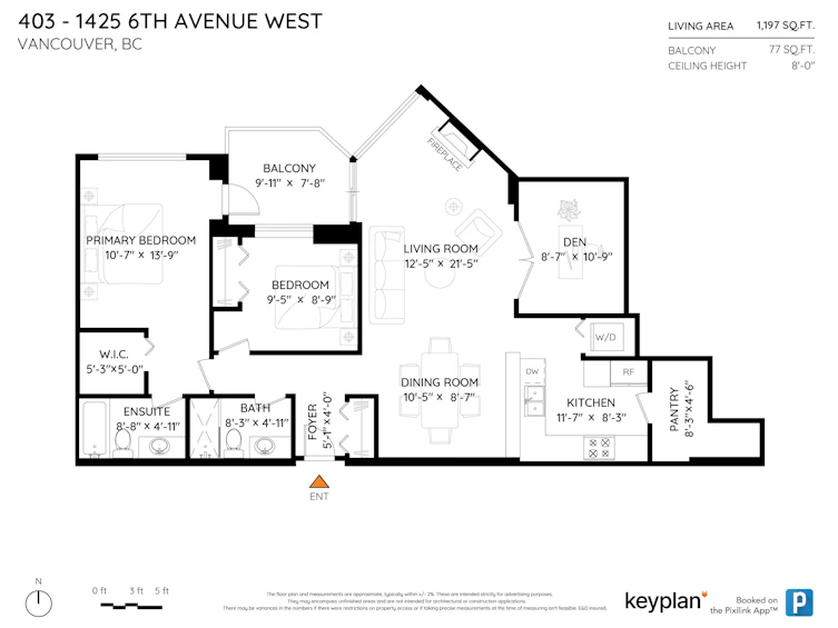 403-1425 W 6th Avenue, Vancouver, BC, V6H 4G5 - 32