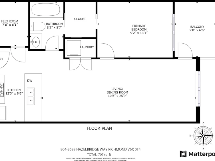 804-8699 Hazelbridge Way, Richmond, BC, V6X 0T4