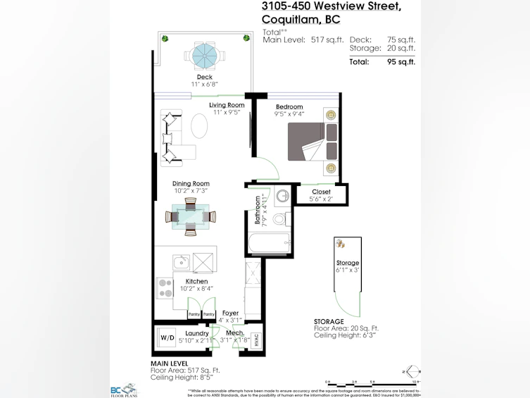 3105-450 Westview Street, Coquitlam, BC, V3K 6C3 - 3