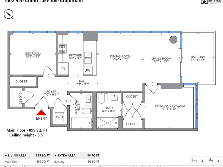 1002-520 Como Lake Avenue, Coquitlam, BC, V3J 0E8 - 37