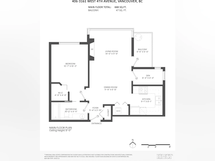 406-3161 W 4th Avenue, Vancouver, BC, V6K 1R6 - 22