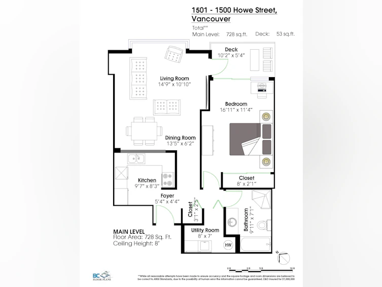1501-1500 Howe Street, Vancouver, BC, V6Z 2M8 - 19
