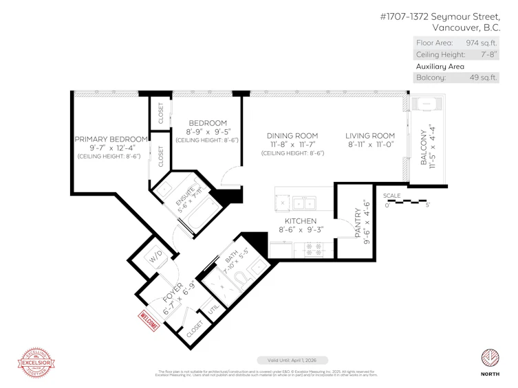 1707-1372 Seymour Street, Vancouver, BC, V6B 0L1 - 40