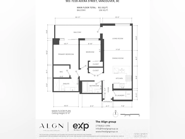 901-7228 Adera Street, Vancouver, BC, V6P 0H8 - 29