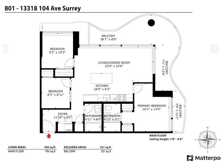 801-13318 104 Avenue, Surrey, BC, V3T 0R2 - 5