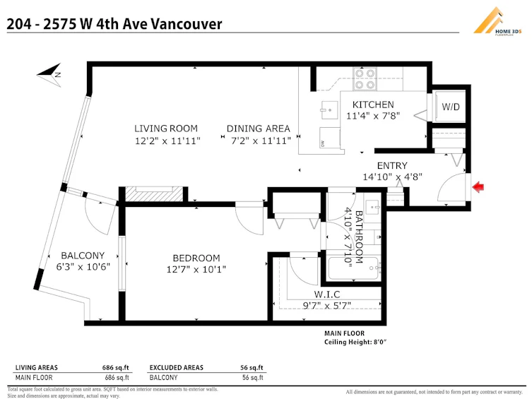 204-2575 W 4th Avenue, Vancouver, BC, V6K 1P5 - 20