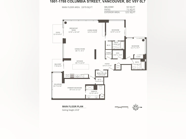 1801-1788 Columbia Street, Vancouver, BC, V5Y 0L7 - 32