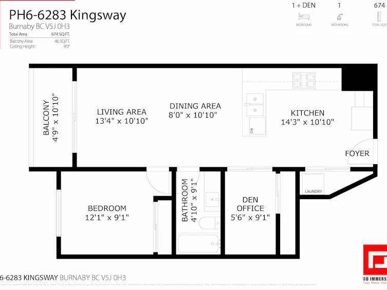 PH6-6283 Kingsway, Burnaby, BC, V5J 0H3 - 22