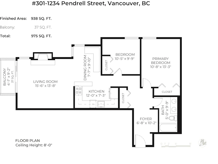 301-1234 Pendrell Street, Vancouver, BC, V6E 1L6 - 26