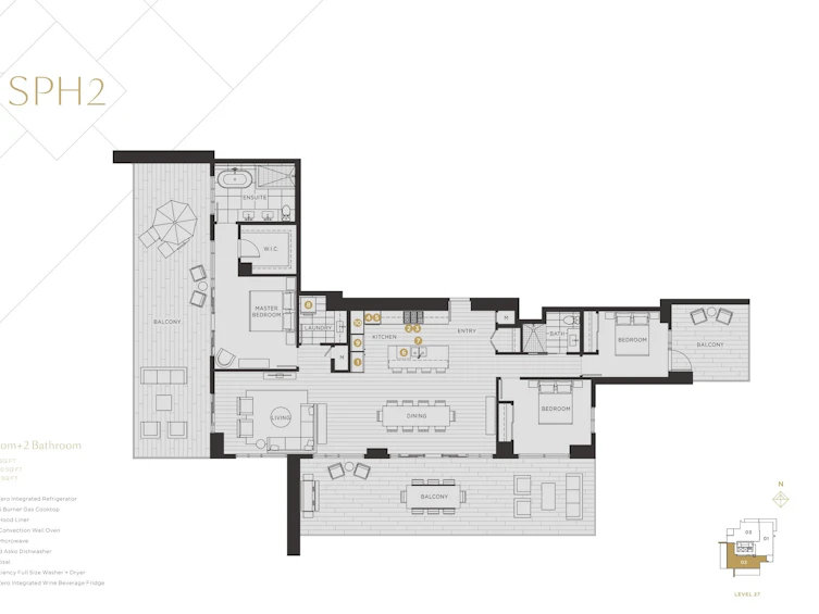 2702-7433 Cambie Street, Vancouver, BC, V6P 0J8 - 22