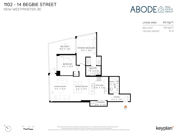 1102-14 Begbie Street, New Westminster, BC, V3M 0C4 - 2