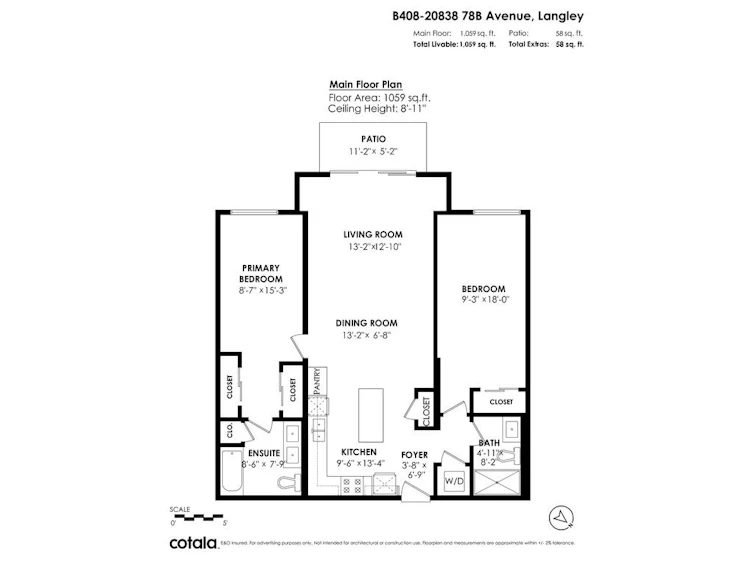 B408-20838 78b Avenue, Langley, BC, V2Y 3M2 - 30
