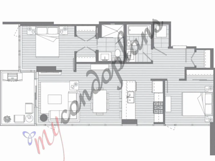 1102-520 Como Lake Avenue, Coquitlam, BC, V3J 0E8 - 2