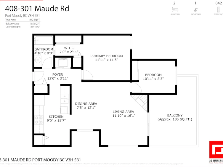 408-301 Maude Road, Port Moody, BC, V3H 5B1 - 28