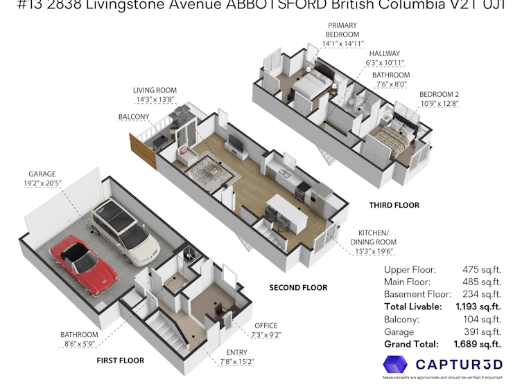 13-2838 Livingstone Avenue, Abbotsford, BC, V2T 0J1 - 2