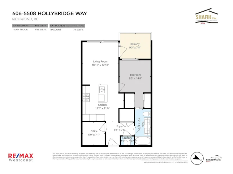 606-5508 Hollybridge Way, Richmond, BC, V7C 0C7 - 31