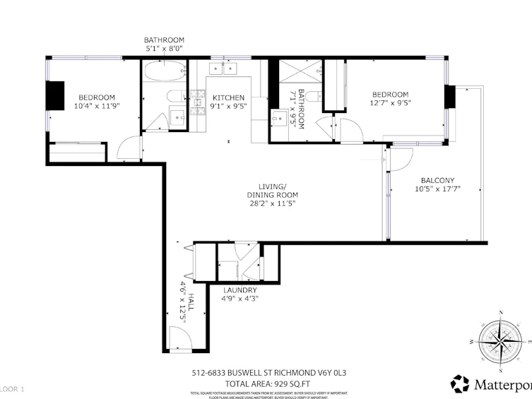 512-6833 Buswell Street, Richmond, BC, V6Y 0L3