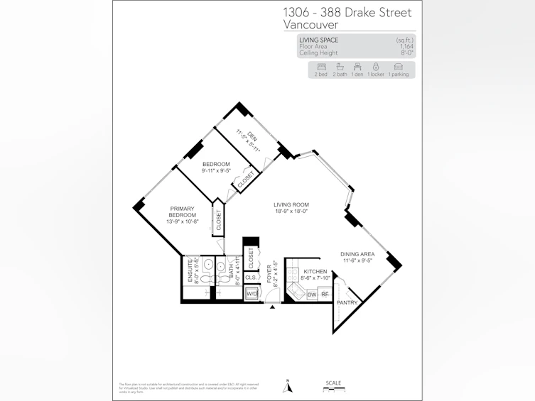 1306-388 Drake Street, Vancouver, BC, V6B 6A8 - 26