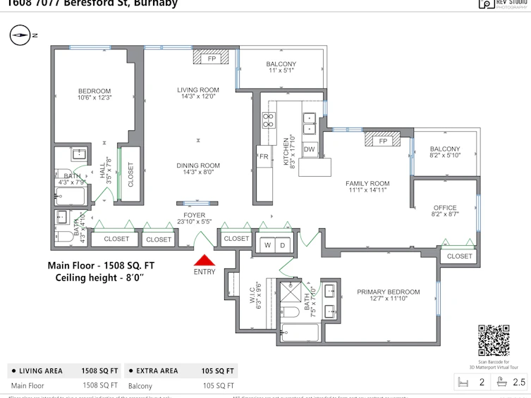 1608-7077 Beresford Street, Burnaby, BC, V5E 4J5 - 39