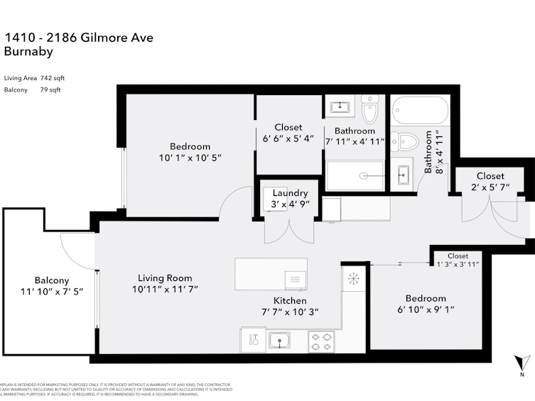 1410-2186 Gilmore Avenue, Burnaby, BC, V5C 0N7 - 36