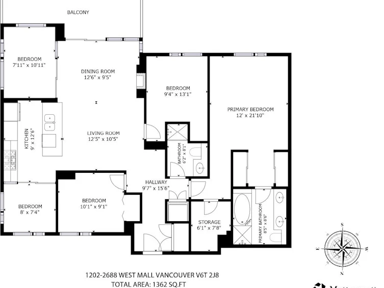 1202-2688 West Mall, Vancouver, BC, V6T 2J8 - 39