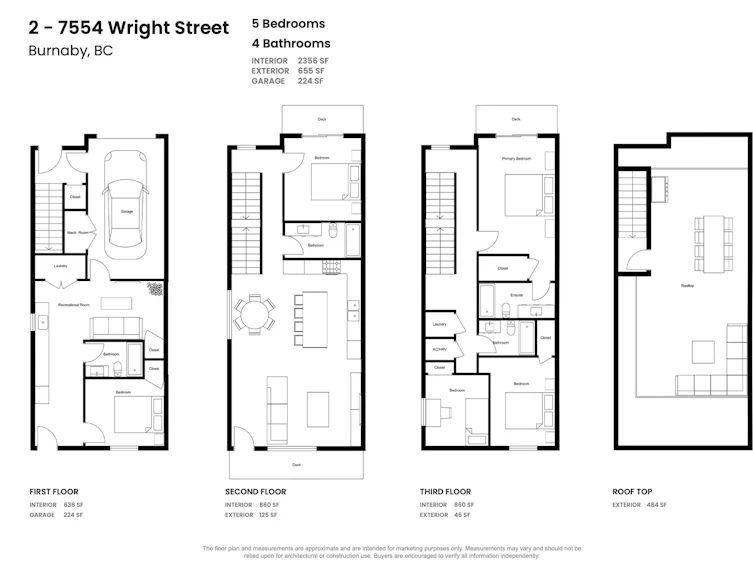 2-7554 Wright Street, Burnaby, BC, V3N 3W7 - 7