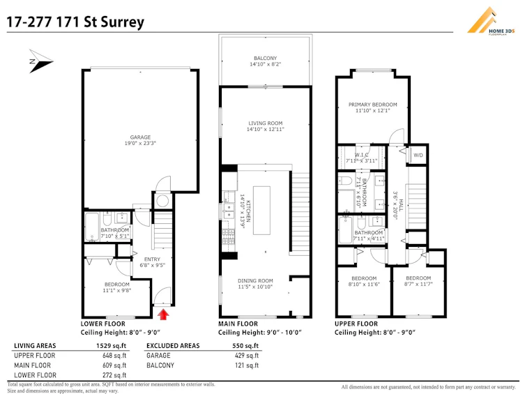 17-277 171 Street, Surrey, BC, V3Z 9P4 - 3