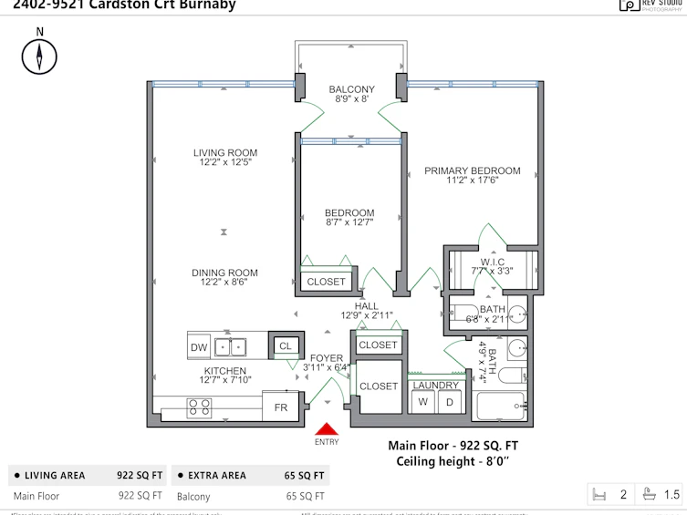 2402-9521 Cardston Court, Burnaby, BC, V3N 4R8 - 7
