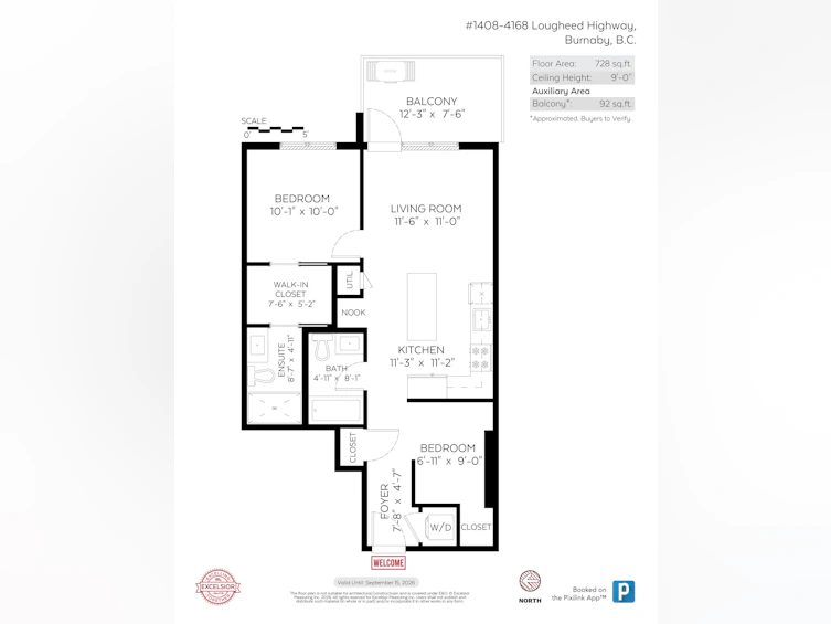 1408-4168 Lougheed Highway, Burnaby, BC, V5C 0N9 - 34
