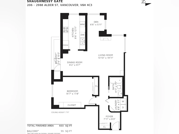 206-2988 Alder Street, Vancouver, BC, V6H 4C3 - 22