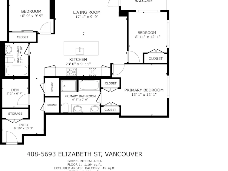 408-5693 Elizabeth Street, Vancouver, BC, V5Y 3K1 - 16